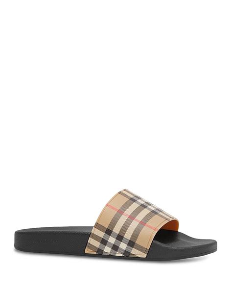 burberry furley slides women's|furley sandals bloomingdale's.